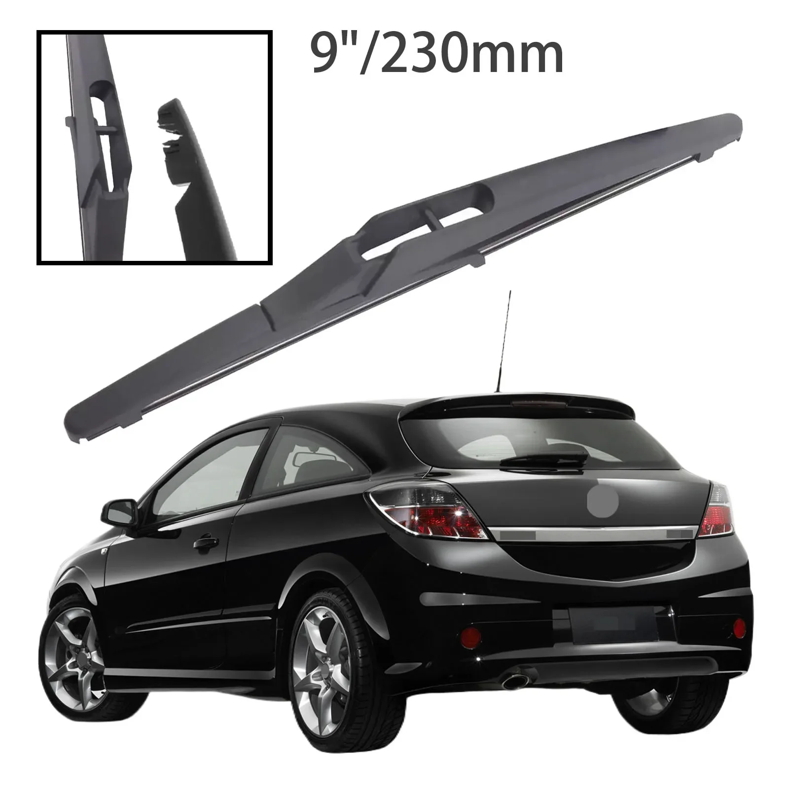 

9" Rear Windshield Windscreen Washer Wiper Blade For Vauxhall Holden Opel Astra GTC H MK5 3 Doors Hatchback Car Accessories