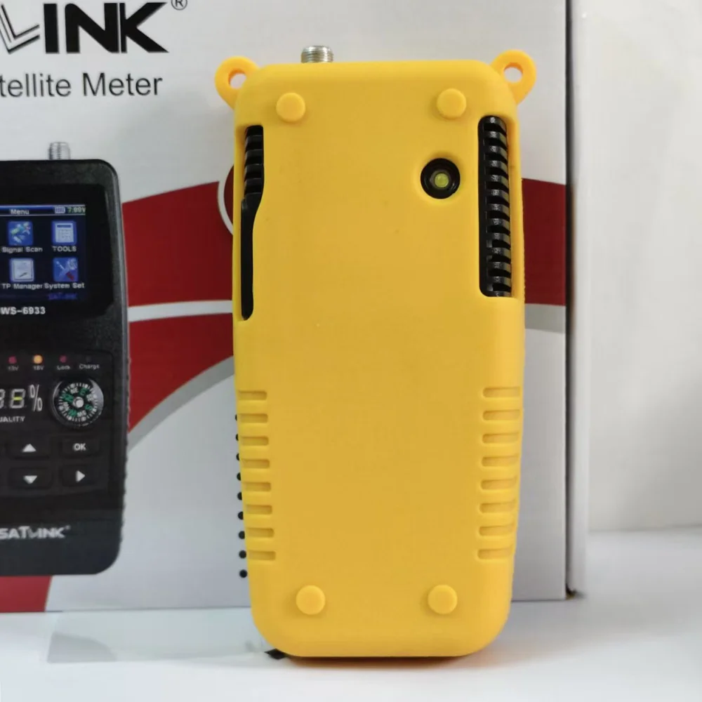 SATLINK WS-6933 DVB-S/S2 Digital Satellite Finder Handheld Satellite Signal Meter With Compass