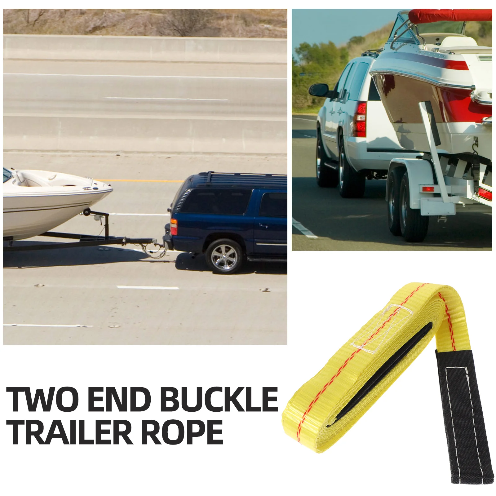 2 Pcs Tow Rope Cargo Lift Sling Moving Straps Heavy Duty Lifting Slings Trailer Belt Web Load for Furniture