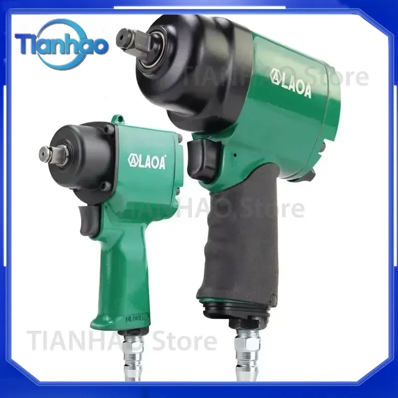 for Aluminum Pneumatic Torque Wrench 1/2 Inch Impact Air Spanner Forward Reverse Speed Adjustable Heavy Duty Auto Repair Tool
