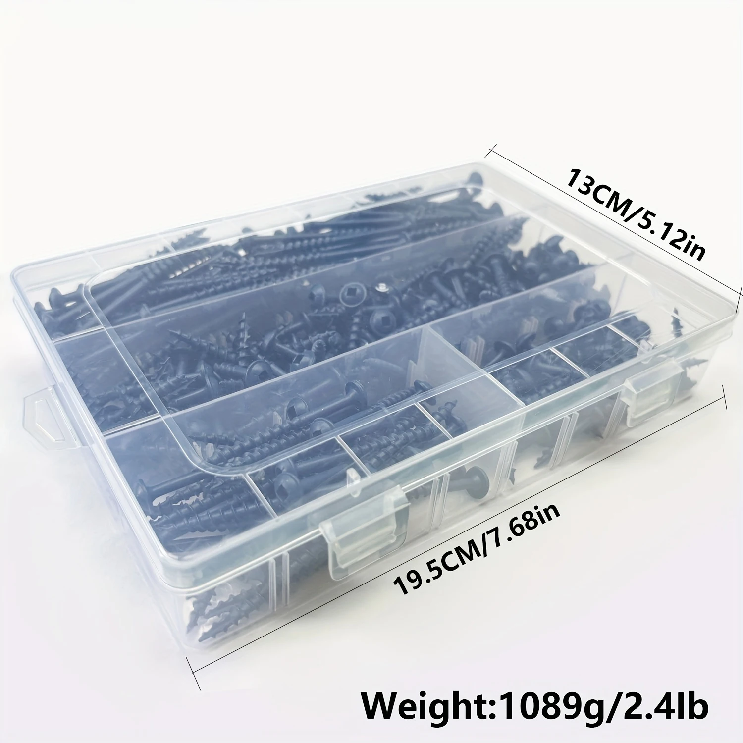 

400 square hole pocket screws, available in # 8X2-1/2 ", # 8X1-1/4", # 8X2 ", and # 8X1" sizes in one box