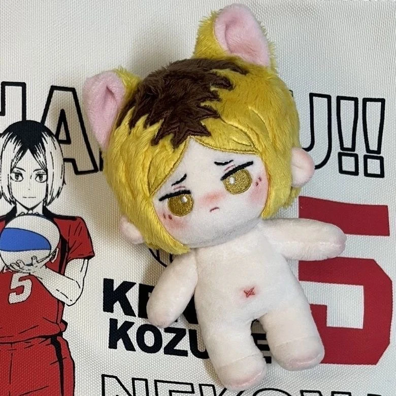 Anime Haikyuu!! Kozume Kenma Cosplay Cartoon Fluffy Cotton Dolls Seated Body Maumet Puppet Pendant Xmas Gift Toys for Girls