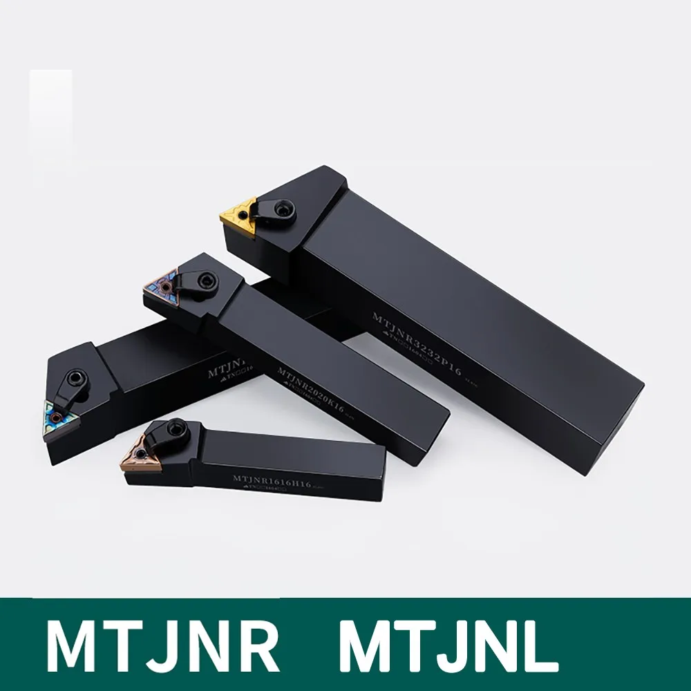 Carbide MTJNR2525M22 MTJNR3232P22 MTJNL1616H16 MTJNL2020K16 External Turning Tool Bar MTJNR/L ToolHolder CNC Center Cutting Tool