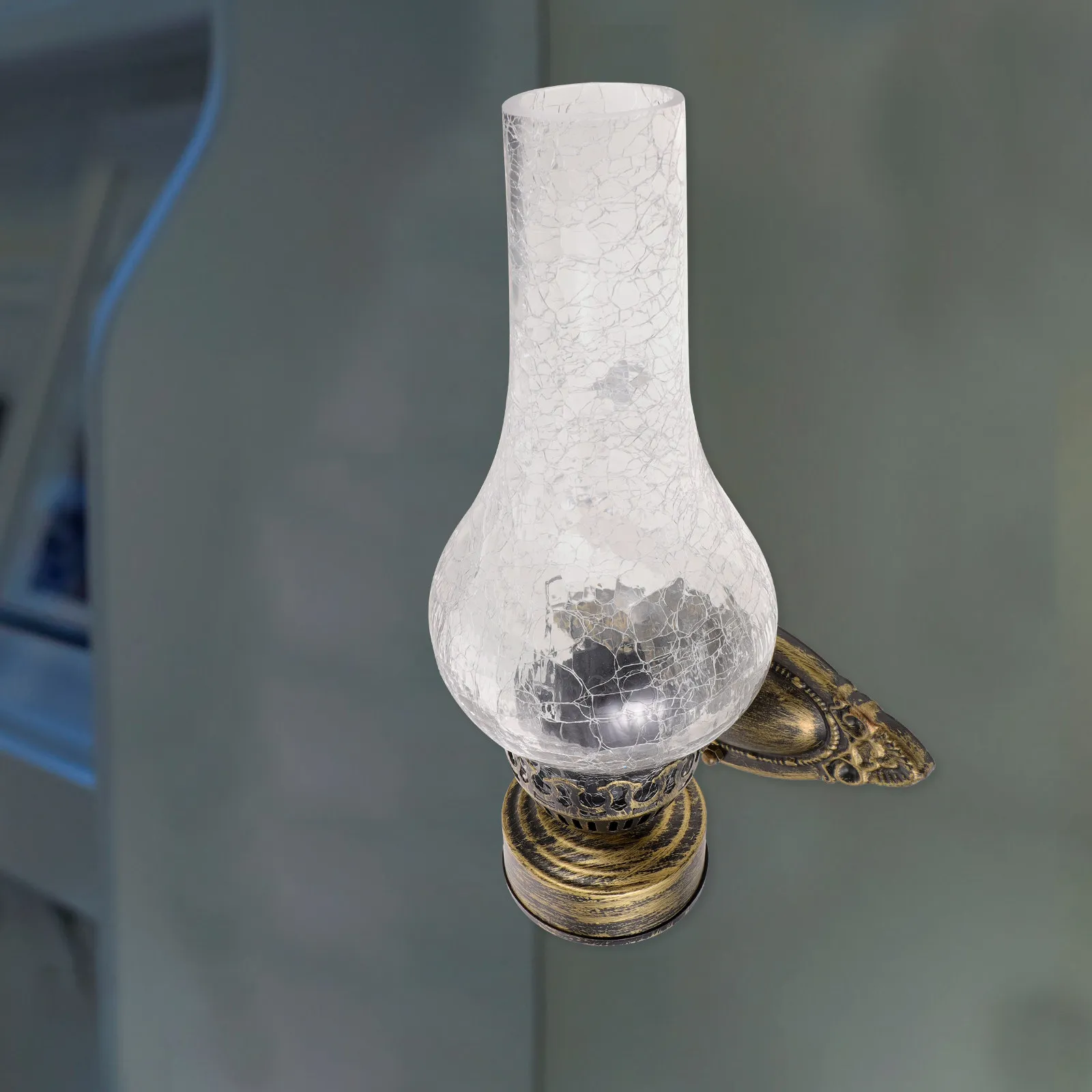 

Настенный светильник в ретро-стиле, винтажный металлический бра с матовой отделкой и матовым стеклом для лестниц, спальни, камина, ванной комнаты, коридора