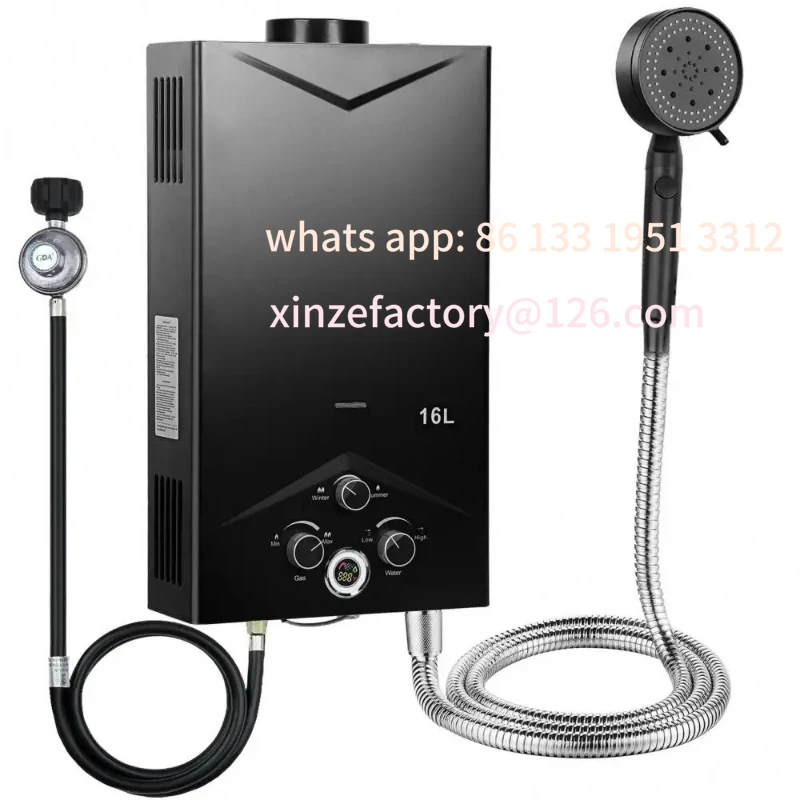 

Customizable Outdoor Portable Gas Hot Water Heaters Fast Constant Temperature Water Heaters 4.21GPM 16L Water Heaters