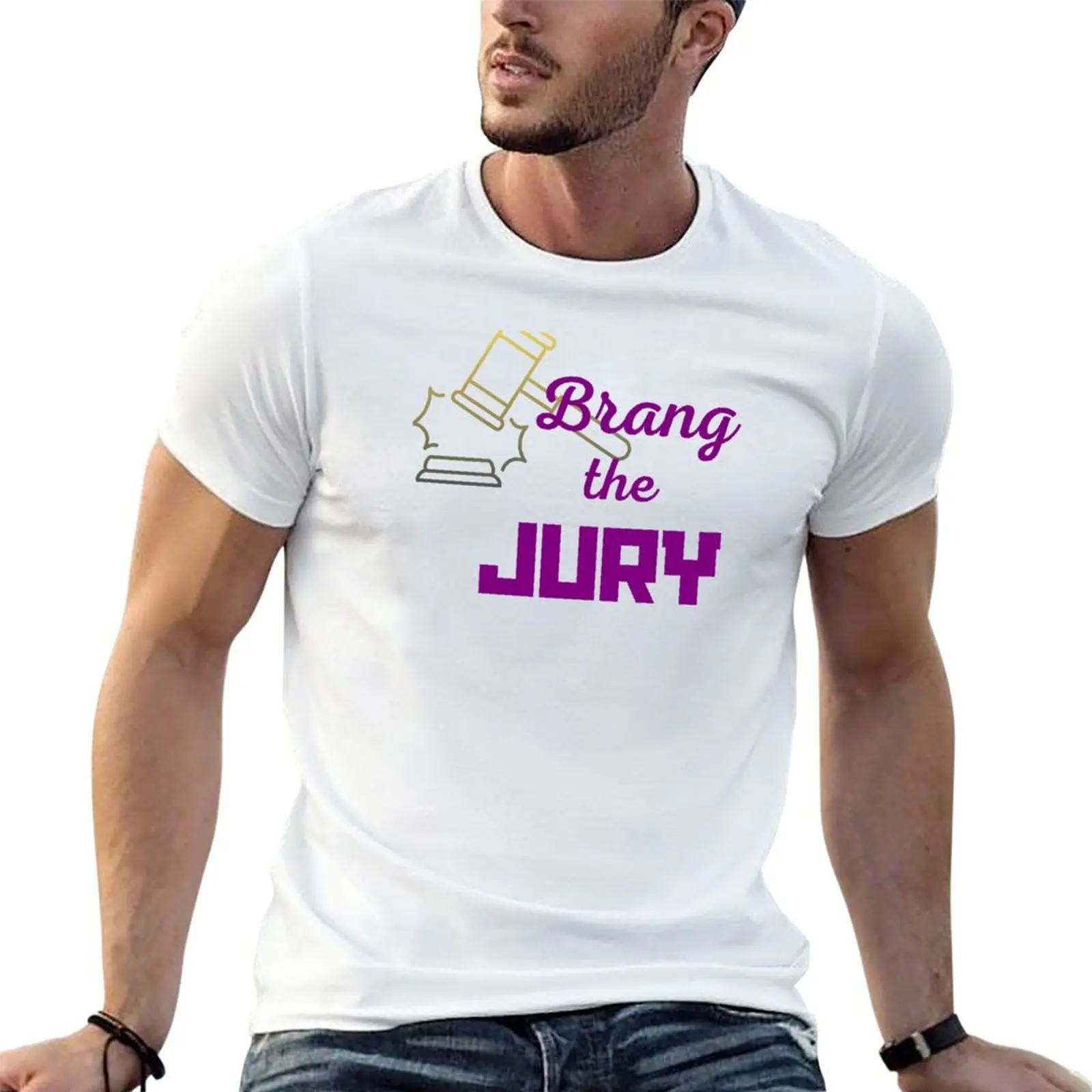 LAW NERDS - BRANG THE JURY T-Shirt Halloween Theme T-Shirt