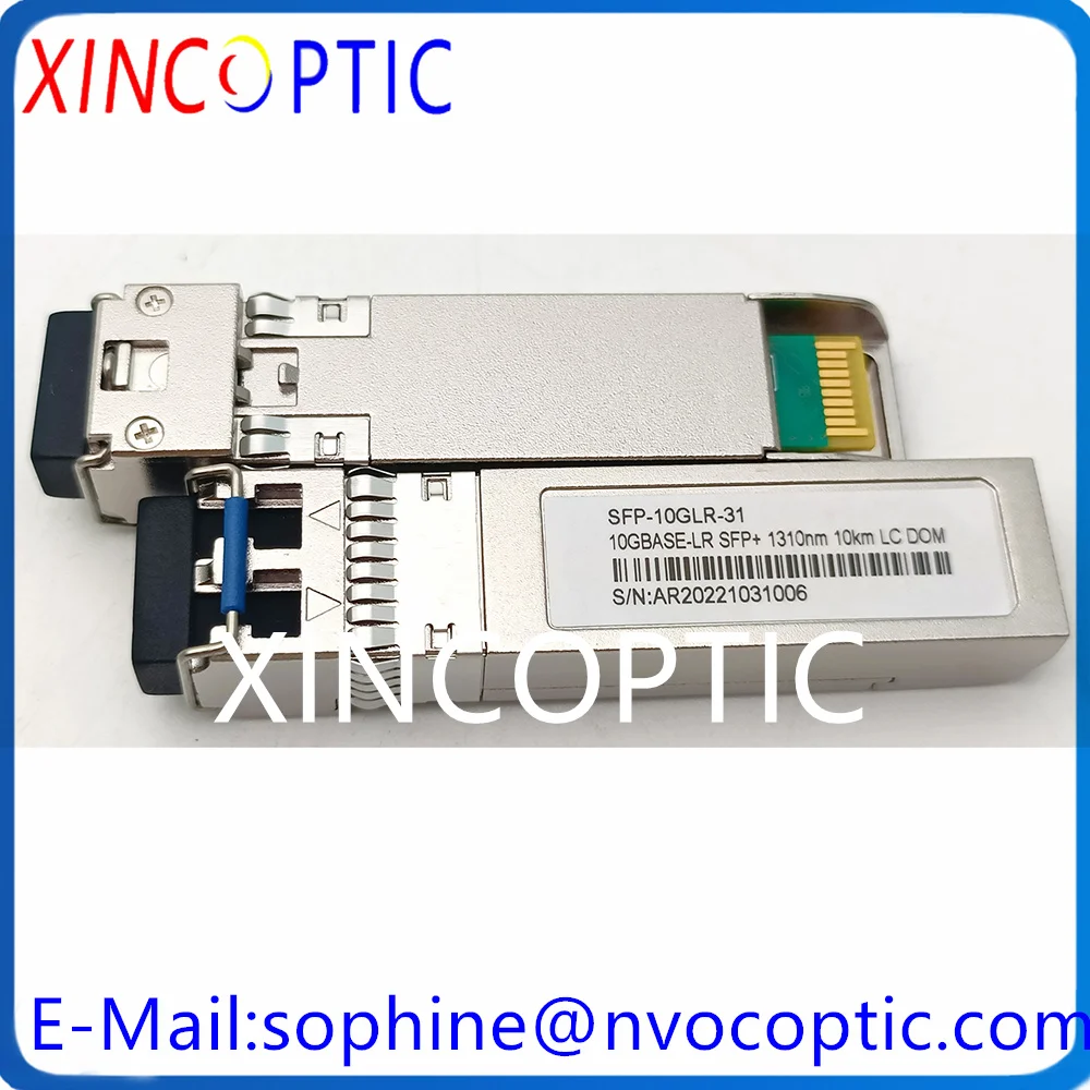 Kostenloser Versand 10G Dual Fiber1310nm 220M MM LC SFP + Modul, 10Gbps Dual Faser Multi Mode 850nm 300m LC Stecker SFP + Transceiver