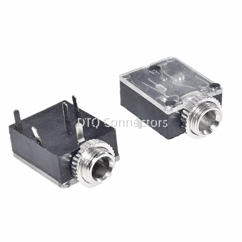 10PCS PJ324 5 Pin 3.5mm Stereo Audio Jack Socket PCB Panel Mount for Headphone With Nut PJ-324M image 4