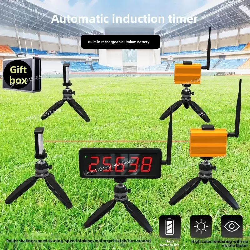 

Racing Wireless Timer Military Training Sprint Physical Fitness Test Sports Timing Remote Large Screen Synchronous Display