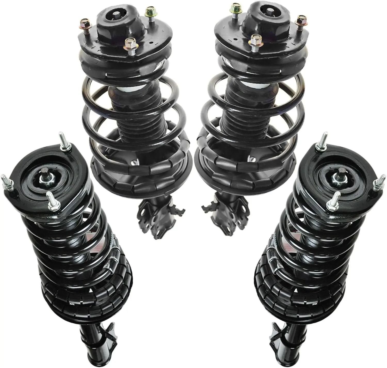 

Комплект передней и задней стойки и винтовой пружины в сборе с стороны водителя и пассажира, совместимые с 97-01 Toyota Camry 99-01 Solara