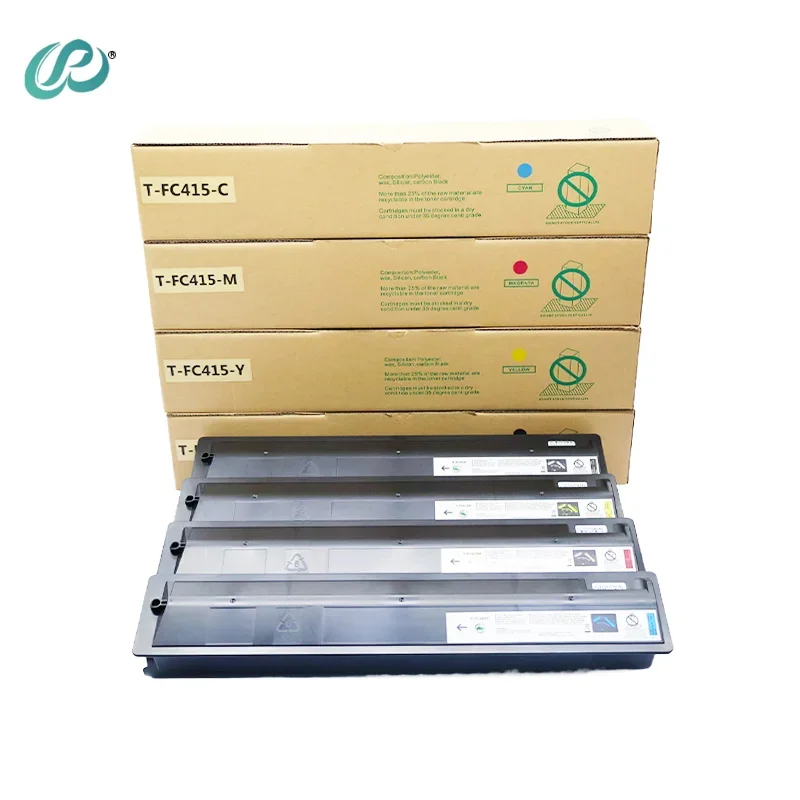 4pcs T-FC415 CMYK500g Toner Cartridge for Toshiba e-Studio E-STUDIO e 2010 2510 2515 3015 3515 4515 5015AC Copier Toner Powder