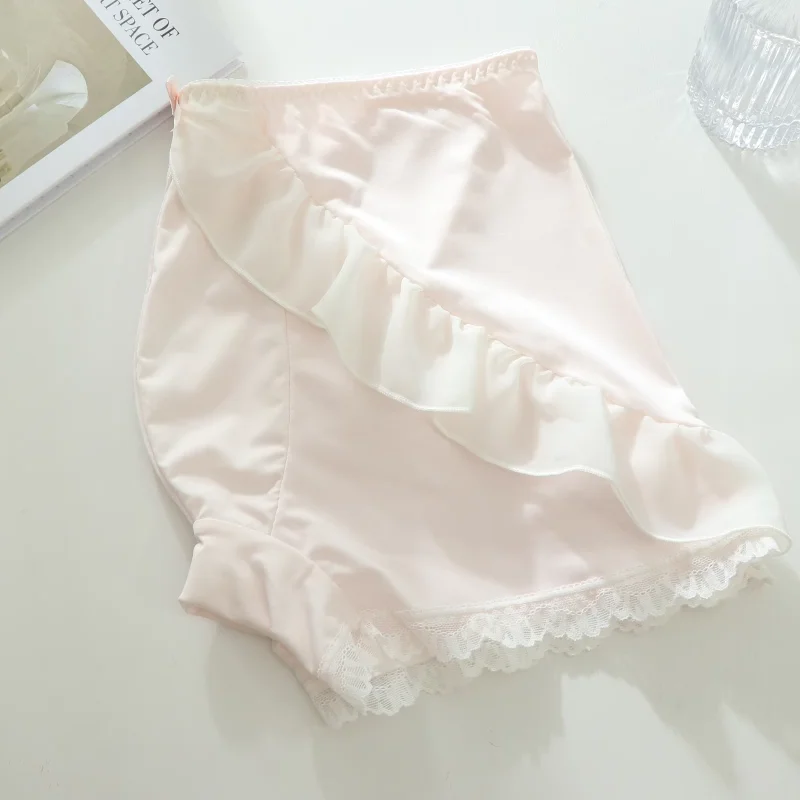 

Мужские сексуальные боксеры, кружевные трусики с рюшами и бантом, шорты принцессы Лолиты, милое милое нижнее белье, эластичное мягкое нижнее белье