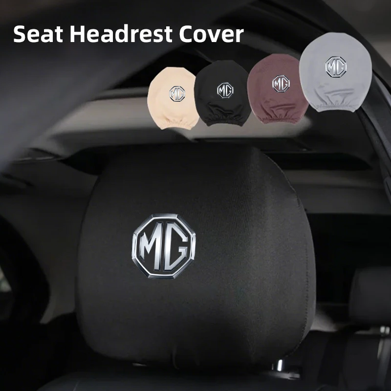 

Car Accessories Seat Headrest Cover Neck Pillow Protector Case For Morris Garages MG 6 3 5 7 TF ZR ZS HS GS GT Hector RX5 RX8 35