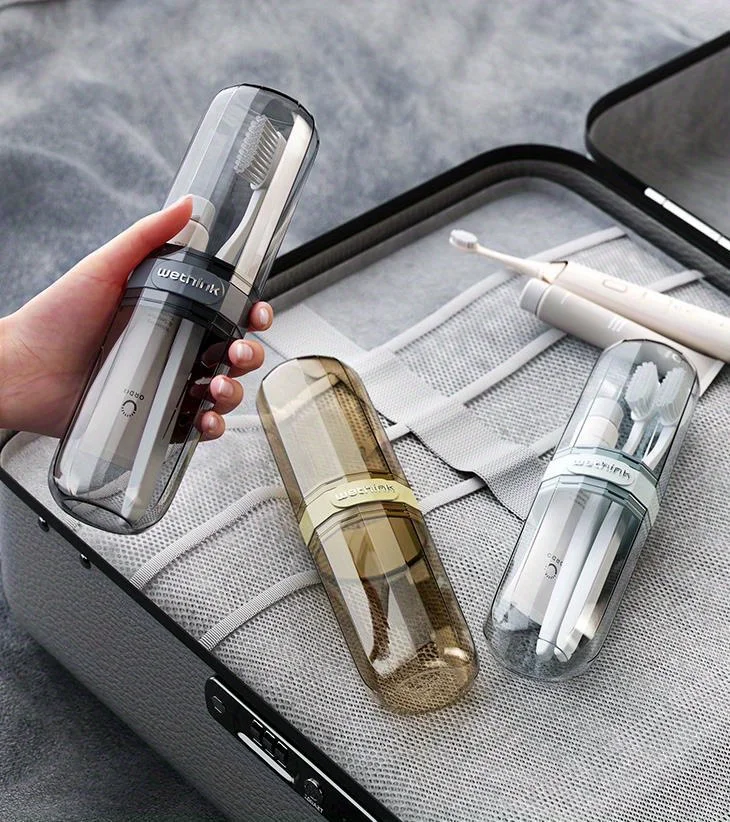 1PC Zahnbürste Reise Behälter Transparent Tragbare Zahnbürste Fall Outdoor/geschäft Reise/reise Zubehör – Detail 15