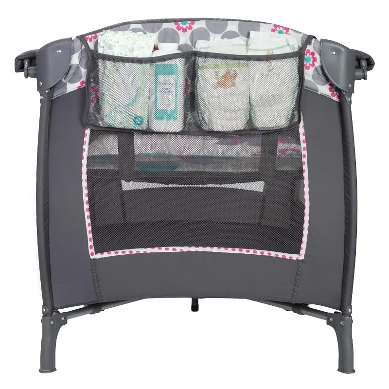 Lil' Snooze™ Deluxe II Nursery Center® Playard, Daisy Dots image 3