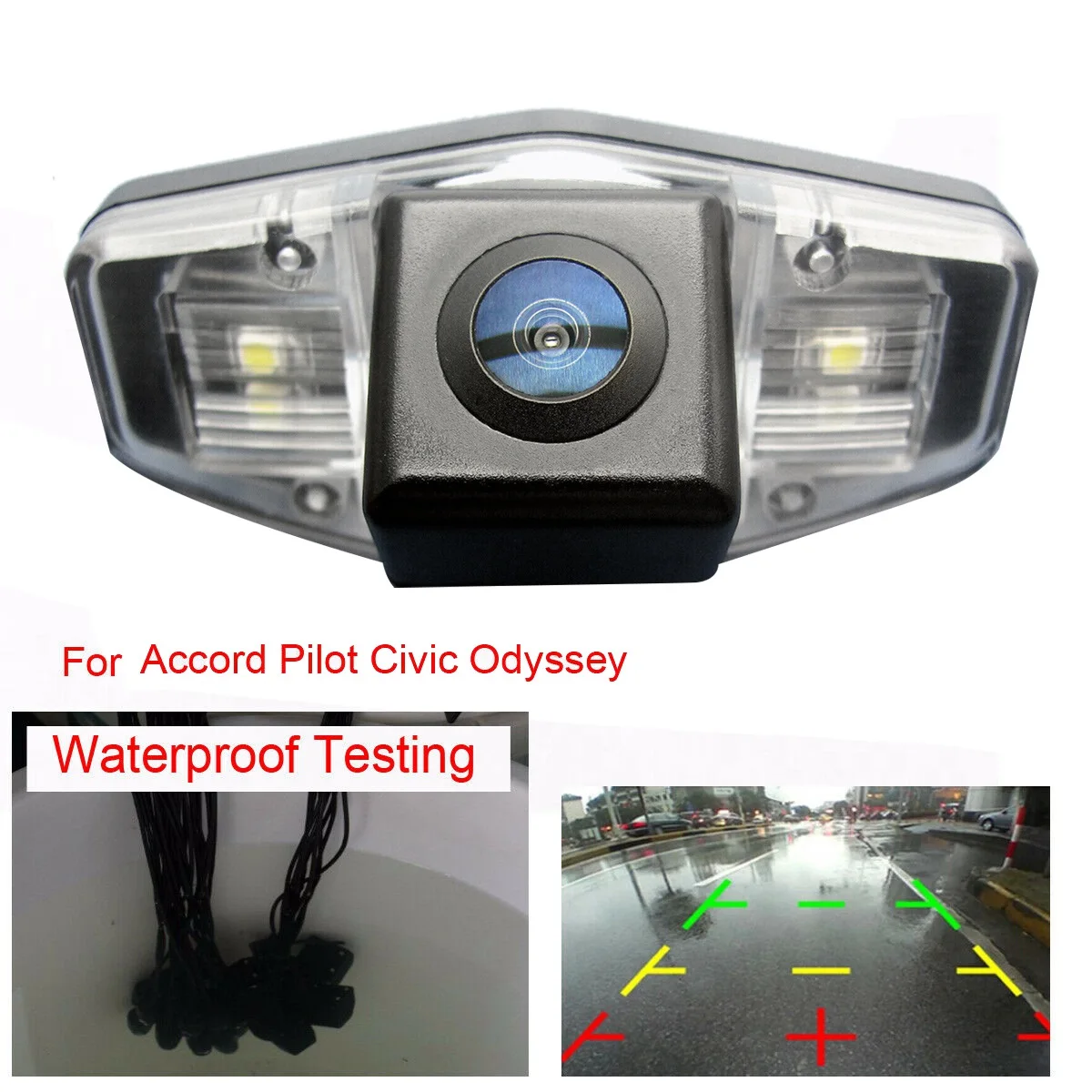 Auto Car Rear View Backup Camera Reverse Parking Camera for Honda Accord Civic EK FD Pilot Fit Jazz Acura TSX 1998-2013