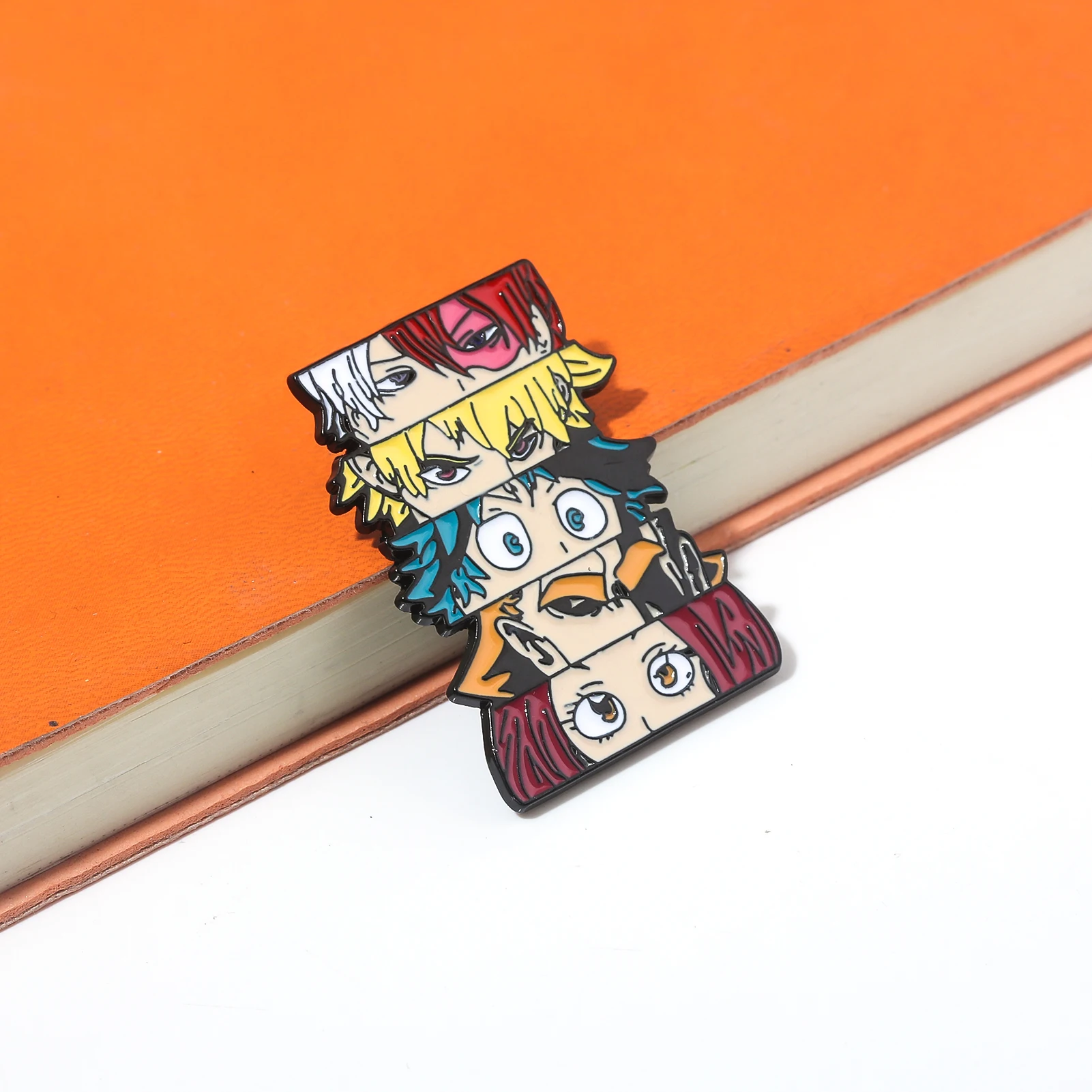 Broche de My Hero Academia de Anime, Pin de solapa de Metal con personaje de dibujos animados, accesorios de Cosplay para seguidor Unisex, mochila, ropa, abalorio, regalo de joyería