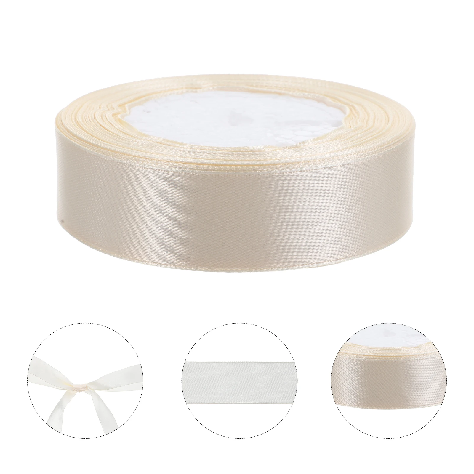 

5 Rolls Polyester Ribbon for Wedding Bouquet Decoration Craft Gift Wrapping DIY Party Supplies Flower Packaging
