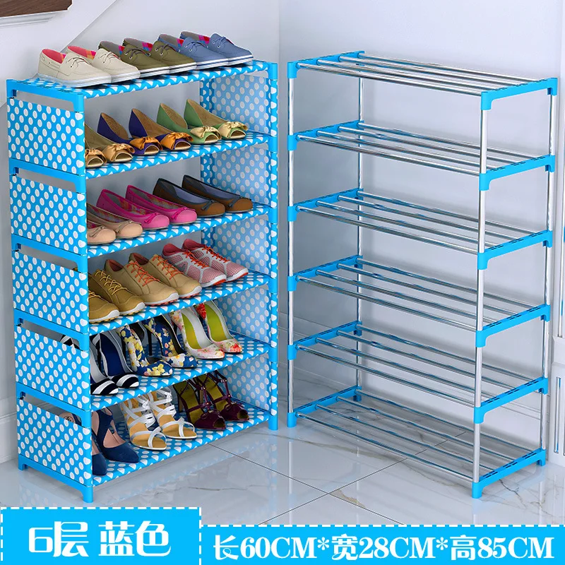 Shoe Rack Reinforcement Strong Multi-layer Assembly Shoe Cabinets  Dormitory Doorway Economical Dustproof Storage Shoes Cabinet