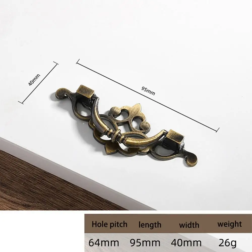 Zinc Alloy High Quality Vintage Retro Old-fashioned Striped Furniture Handle Cabinet Handle Drawer Handle for Kitchen Cupboard