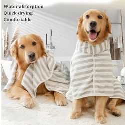 Ultra Absorbent Pet Dog Bath Towel Quick Drying Dog Bath Towel Thicken Soft Bathrobe For Pets
