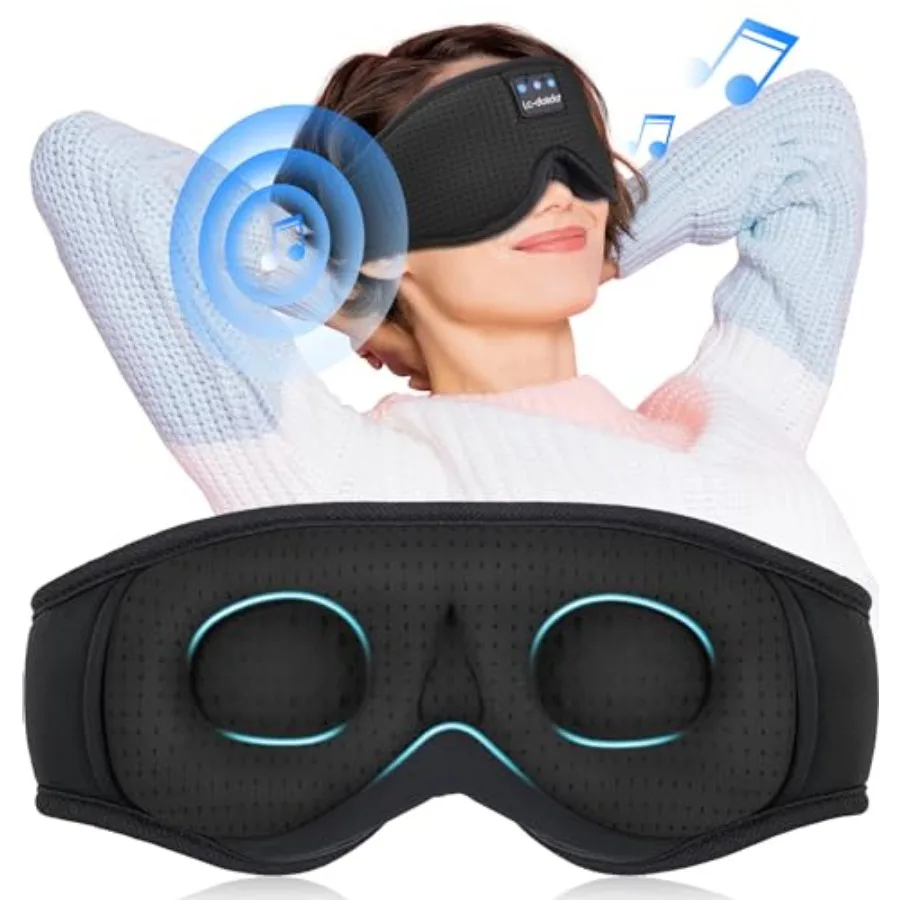 

Sleep Mask with tooth Headphones tooth Sleep Mask Sleep Headphones, 3D Eye Mask for Sleeping Mask Music Sleeping Headphones for