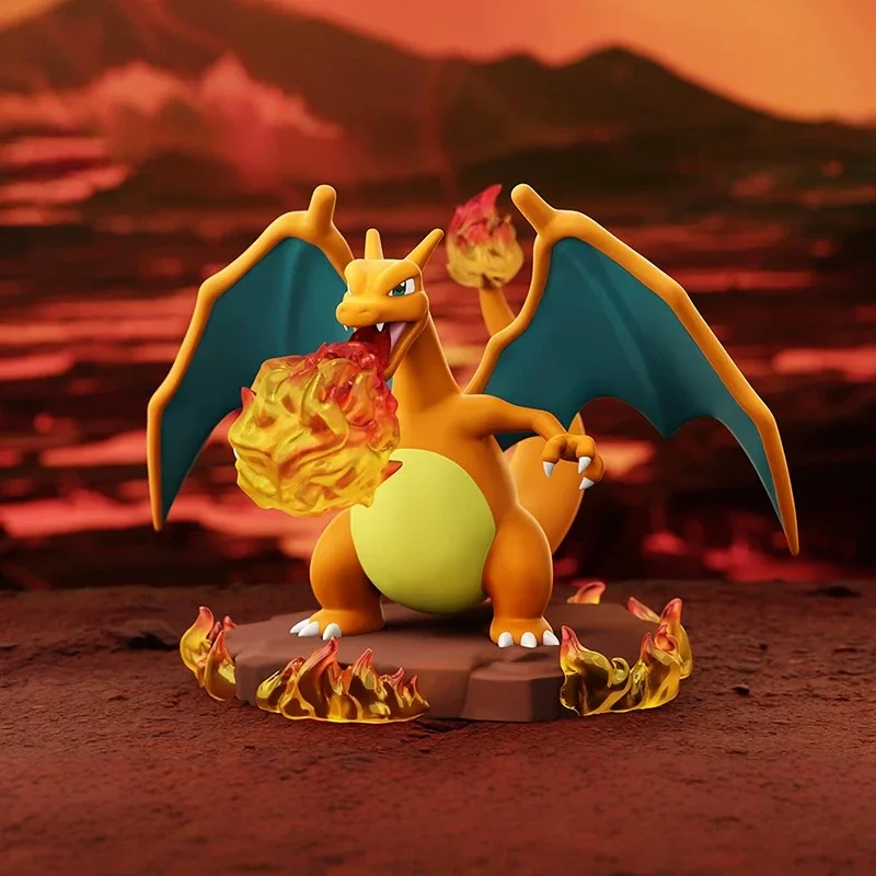 Genuine Product Pokemon Anime Action Figures Charizard Blastoise Arcanine Lapras Venusaur Dragonite Model Christmas Toys Gift - view 4