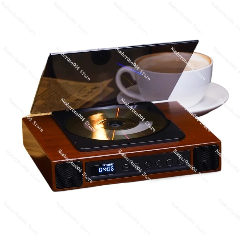 Audiophile CD player, retro listening album, record disc playback, audio all-in-one machine