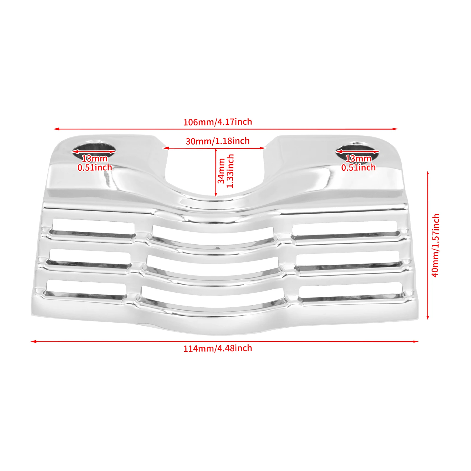 Moto Slooted Alette Candela Testa Bullone Copertura Chrome Per Harley Touring Road King FLHR 1999-2014 Electra Street Glide