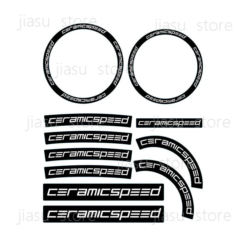 

Full Sheet Decal For CS Ceramic Bearing Lightning Wheel Set Road Bike Frame Decorative Stickers Cycling Accessories