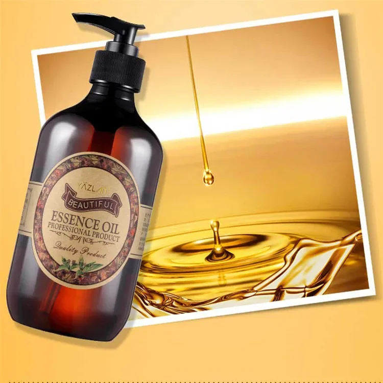 500ml Ginger Heat Massage Essential Oil Whole Body Heat Push To Take Cold Tongluo Scraping Body Oil Promote Metabolism