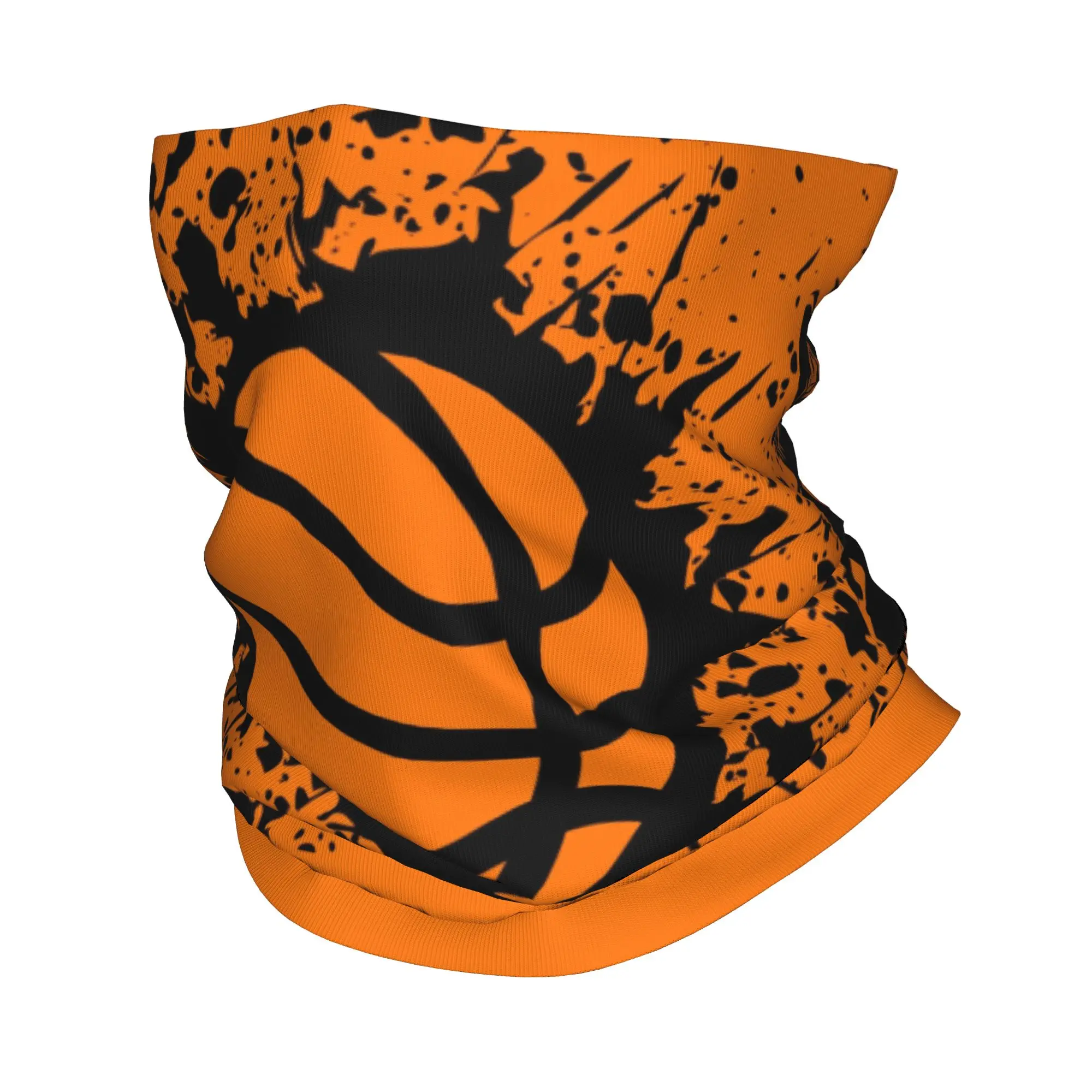 

Custom Basketball Splat Bandana Winter Neck Warmer Men Windproof Wrap Face Scarf for Hiking Gaiter Headband