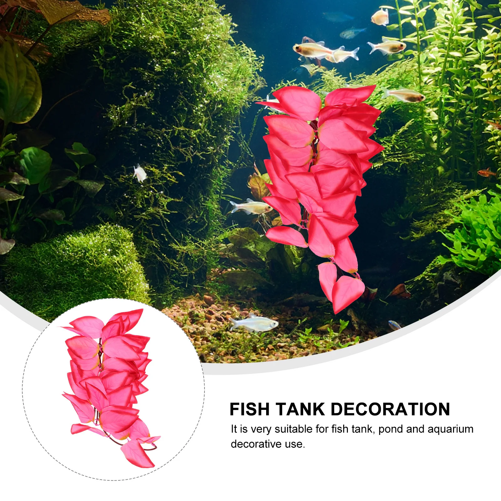 نبات بلاستيكي اصطناعي واقعي خزان الزواحف ديكور الكرمة المزيفة لتررم نابض بالحياة معلق فاينز زخرفة نباتات تررم