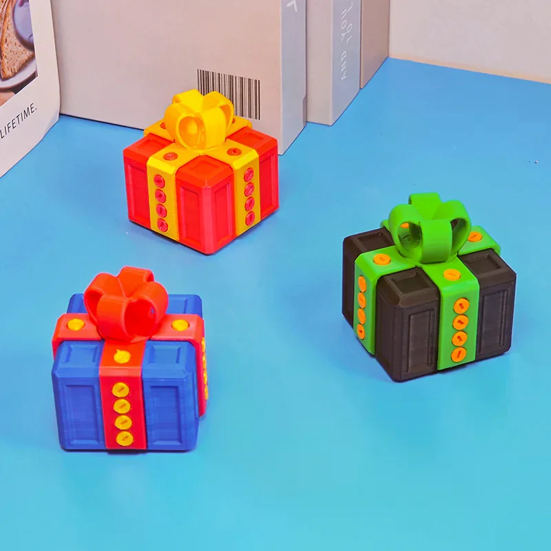 

1 Piece Large Annoying Prank Screw Box 3D Printed Gift Box With Screws Money Card Container Christmas Gift