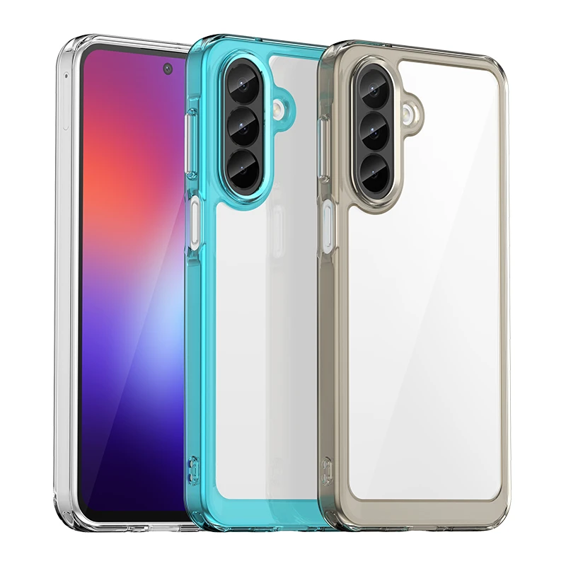 Transparent Case For Samsung Galaxy A27 Case Anti-knock Colorful Protective Back Case For Samsung A27 Cover For Samsung A27 5G