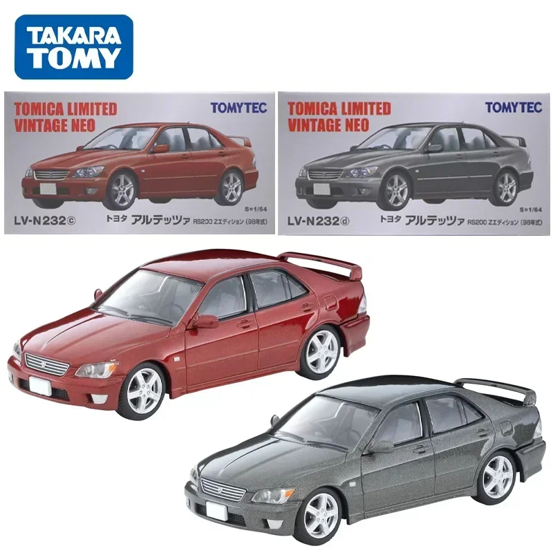 TAKARA TOMY TOMYTEC Tomica 1/64 TLV-N232c TLV-N232d Toyota Altezza RS200 Z Alloy Toy Motor Diecast Metal Model Gifts