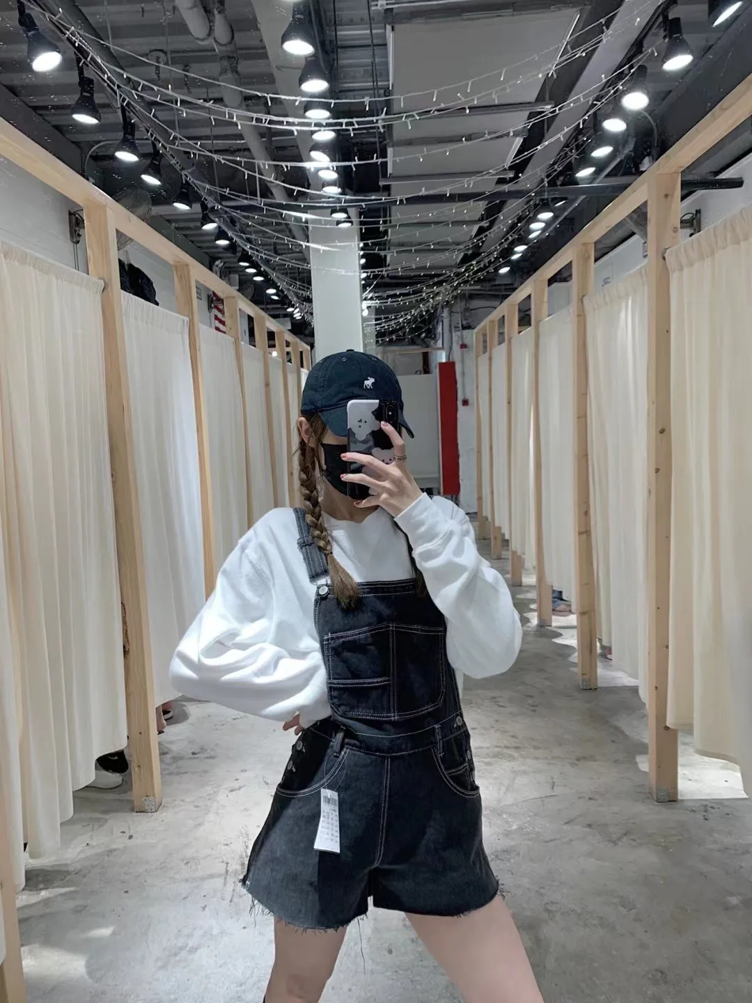 

Женские джинсовые комбинезоны с высокой талией для похудения, летние, сезонные, темно-синие, стандартные, тонкие