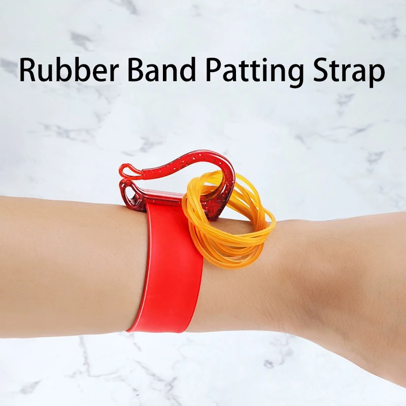 1Pc Salon Wrist Band Hairdressing Wristband Rubber Band Storage, Hanging Rubber Band Bracelet Holder, Special for Real Hair Wigs