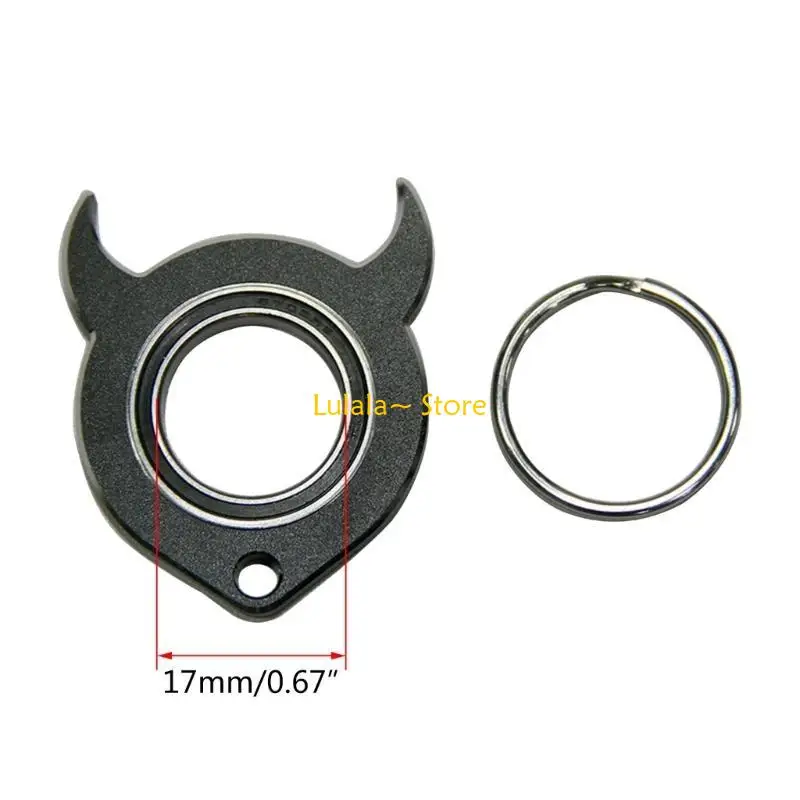 Y4QA القلق الإغاثة المفاتيح الدوار فيدجيتس لعبة معدنية الغزل خواتم الاصبع هدية