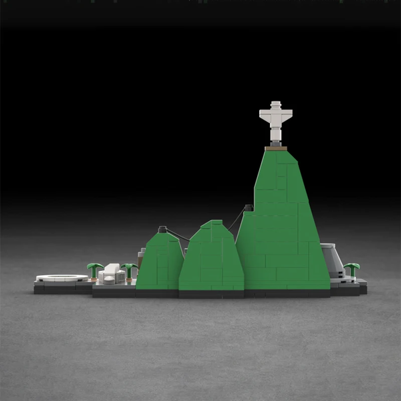 Street View Model MOC Bouwstenen Rio's Karakteristieke Gebouwen Modulaire Technologie Cadeau Vakantie Monteer Kinderen Speelgoed Pak