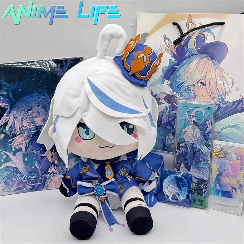 

Игра Plushie Genshin Impact Focalors 30 см кукла игрушка сидящее тело одежда костюм наряд игра косплей фанат подарок