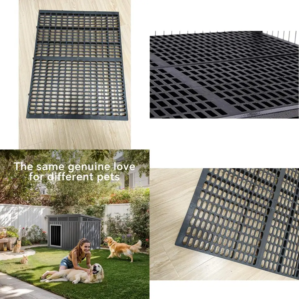 

Plastic Grid Floor Upgrade for Dog Crates - Ideal for 43, 44, and 45 Inch Cages with Enhanced Comfort