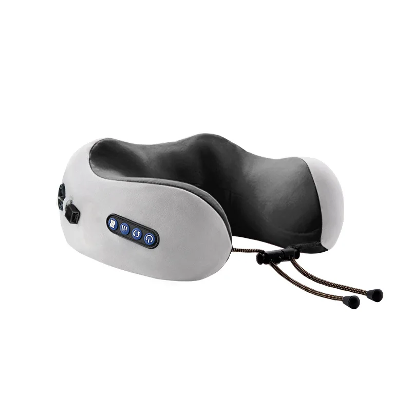 U Shaped Neck Massage Pillow Heating Vibration Kneading Electric Cervical Shoulder Massage Protection Relaxing Massager