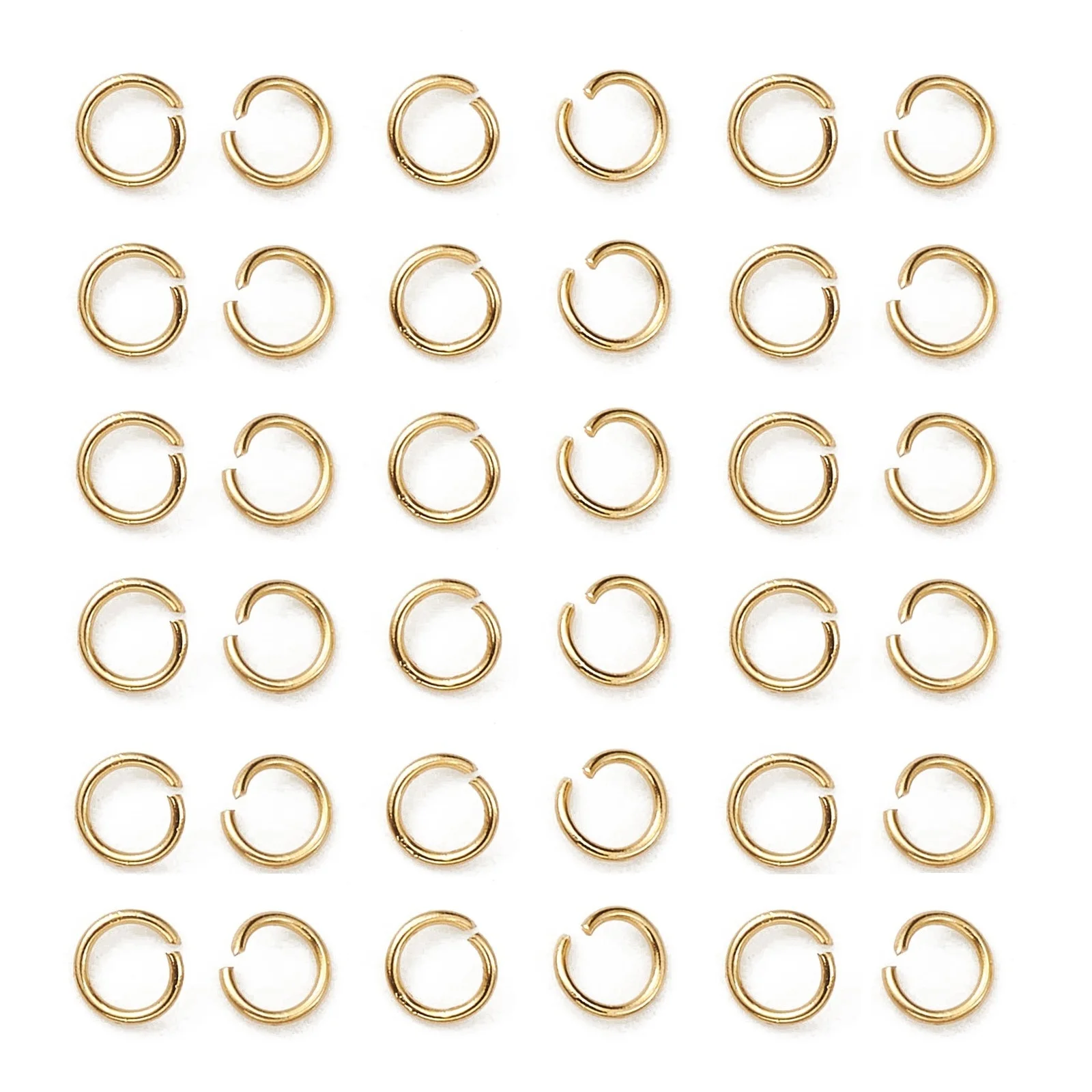 

500Pcs 3mm 304 Stainless Steel Open Jump Rings Split Rings Connector for DIY Jewelry Making Earring Necklace Accessories Finding