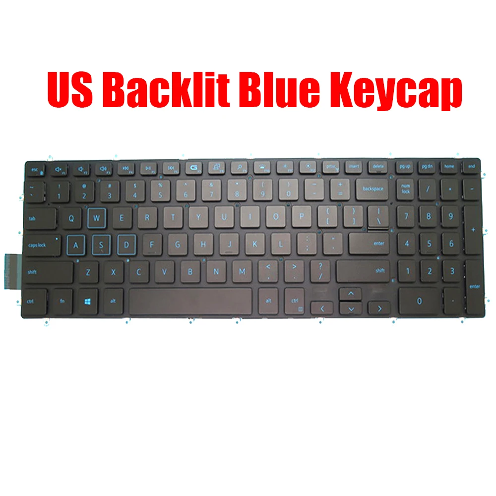 US Laptop Keyboard For DELL For Inspiron 5565 5567 5570 5575 5583 5770 5775 7566 7567 7577 5765 5767 7773 7778 7779 7786 2-in-1