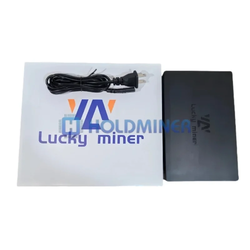 Ready To Ship Lucky Miner LV08 4.5TH/S 120W Sha256d algorithm Home Use Solo Bitcoin Miner With Power Supply Unit