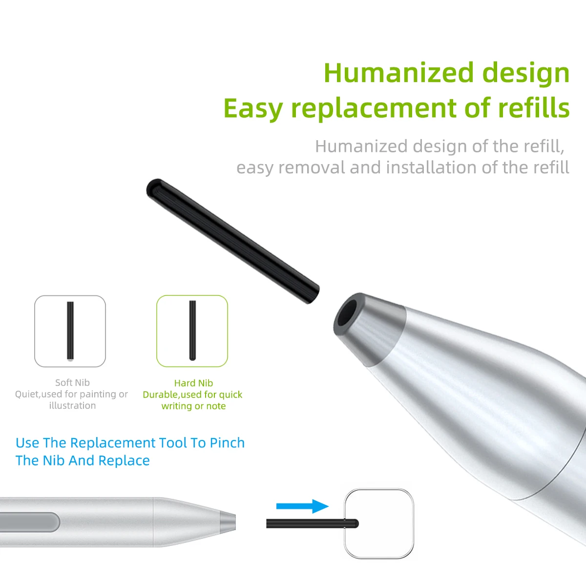 スタイラスペンマイクロソフト表面プロ6 5表面行くブック3ラップトップ · スタジオスマートペンタッチ余分なペン先hp羨望X360 asus