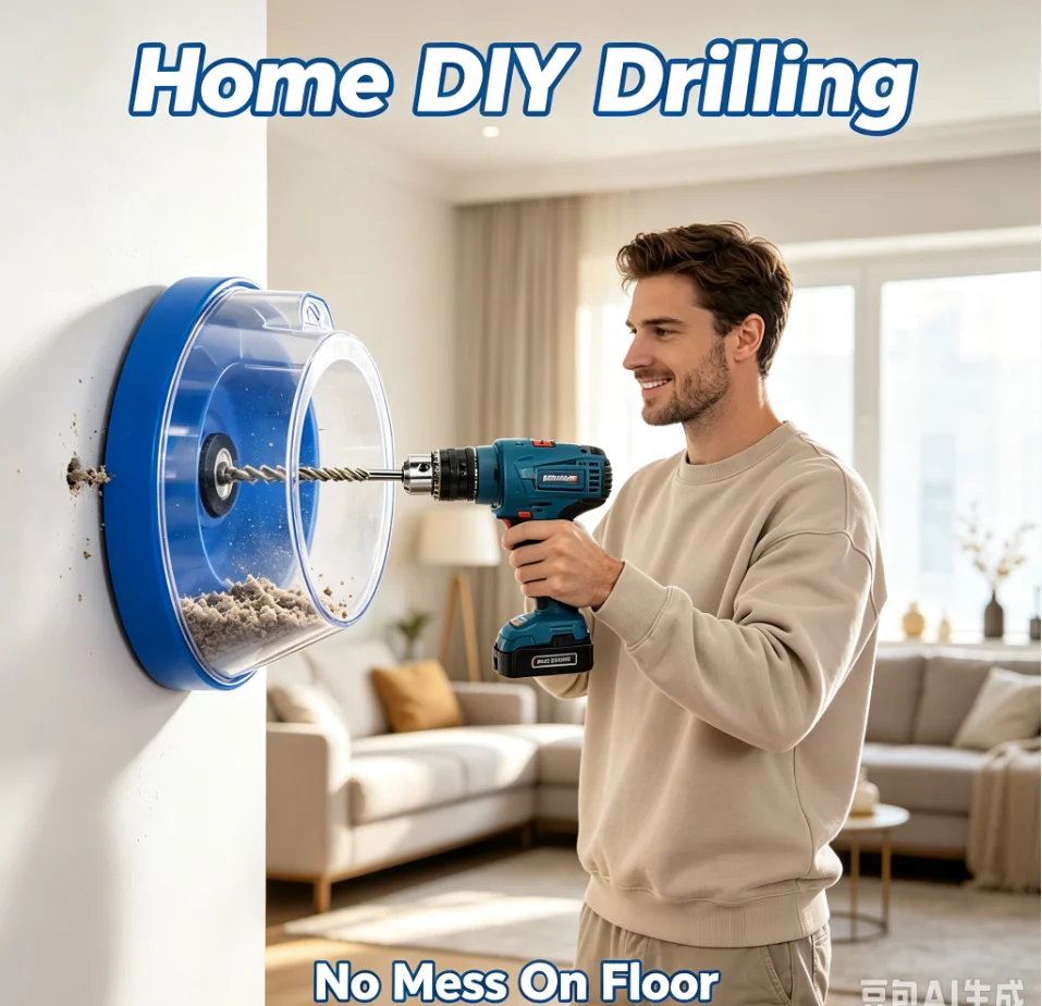 1Pcs Household Electric Drill Dust Cover Ash Bowl Impact Hammer Dust Collector Power Tool Accessories Drilling Dustproof Device