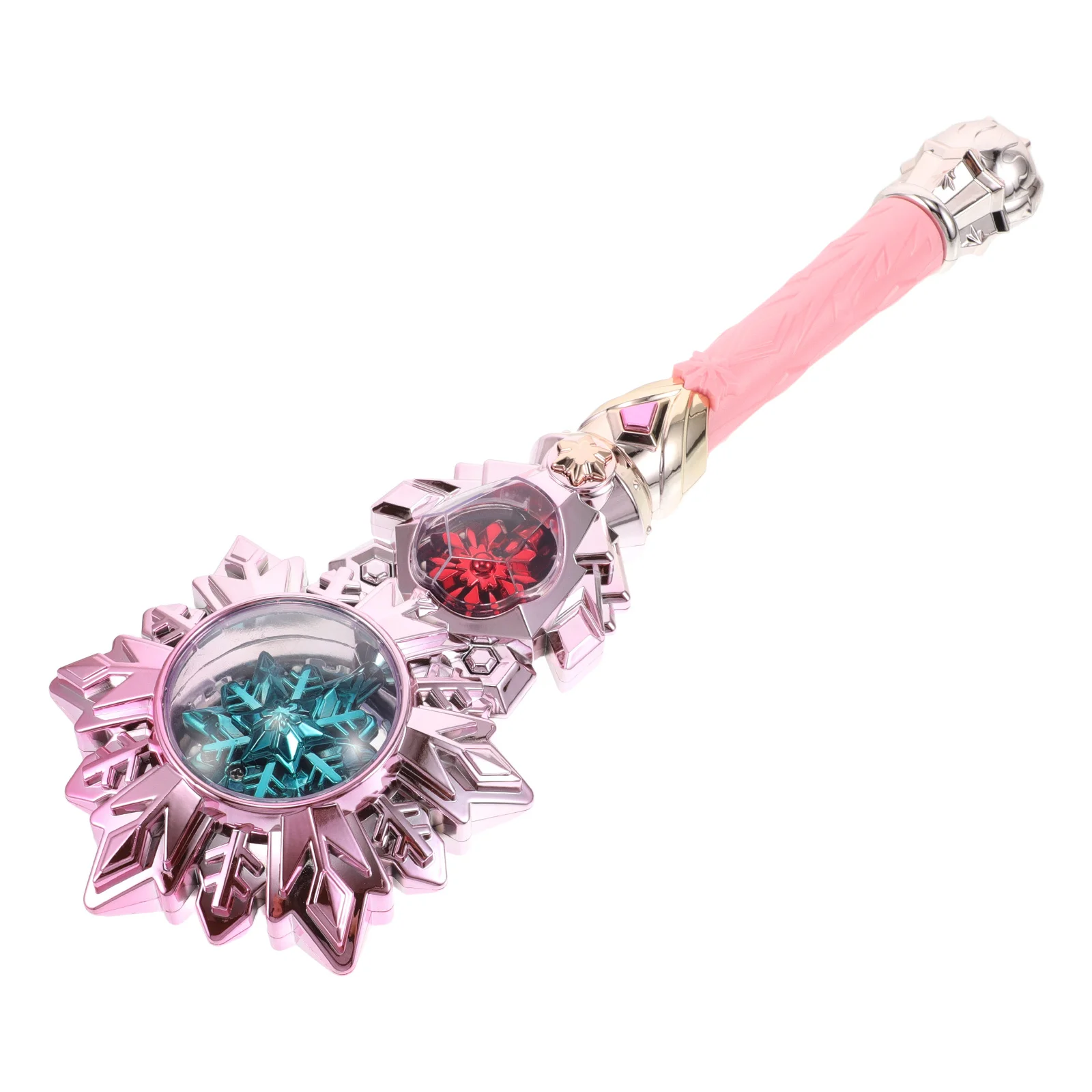 Princess Magical Wand Snowflake Glowing Wand Musical Light Up Scepter Girls Fairy Costume Cosplay Birthday Gift
