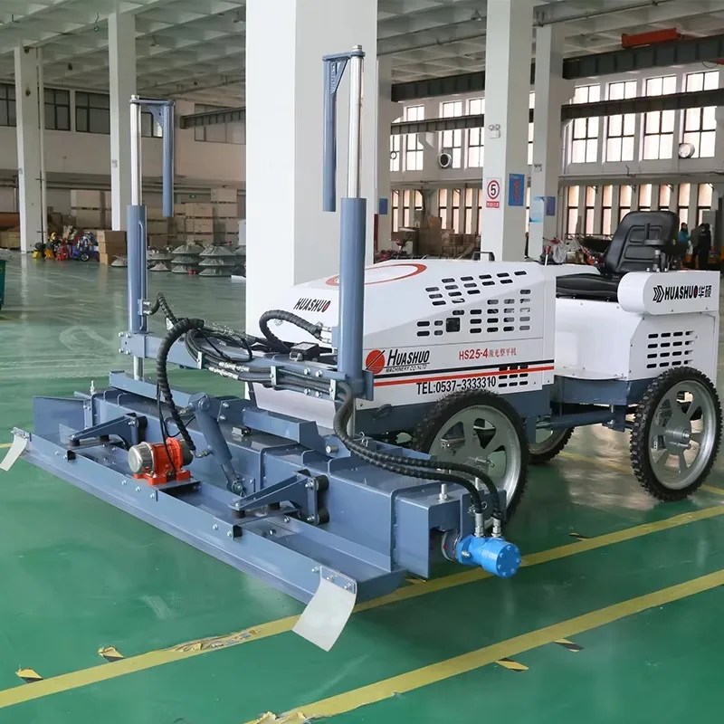 Compact Laser Screed Concrete Floor Leveling Machine Walk Behind Vibratory Leveler for Small Warehouse Shop Floor Use Work